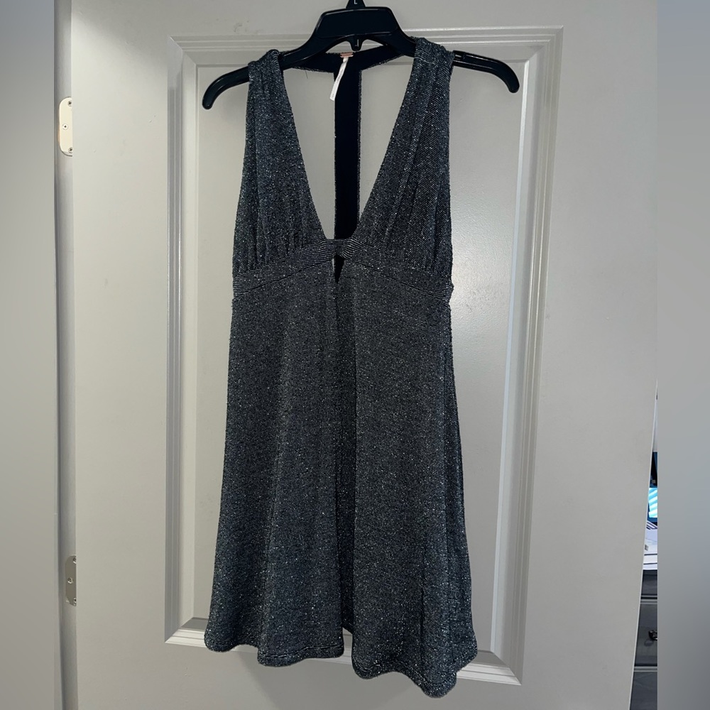 free people sparkly mini dress